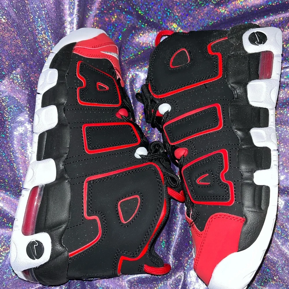 Nike Air More Uptempo 96 GS PIPPEN Red Toe black